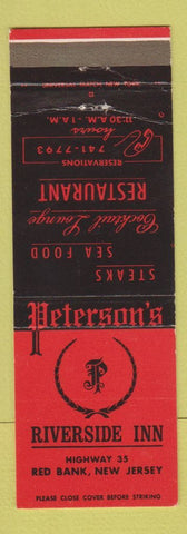 Matchbook Cover - Peterson's Riverside Inn Red Bank NJ WEAR