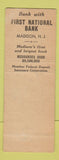 Matchbook Cover - Bottle Hill Tavern Madison NJ WORN