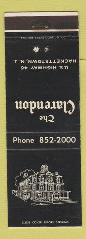 Matchbook Cover - The Clarendon Hackettstown NJ