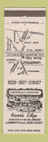 Matchbook Cover - River's Edge Restaurant Lambertville NJ