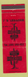 Matchbook Cover - Hanover Trail Steak House Whippany NJ