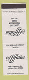 Matchbook Cover - Afflitto's Italian Restaurant Union NJ