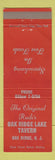 Matchbook Cover - Oak Ridge Lake Tavern Oak Ridge NJ WEAR