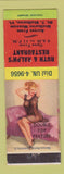 Matchbook Cover - Ruth & Ralph's Restaurant Shelburne VT pinup
