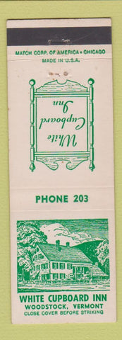 Matchbook Cover - White Cupboard Inn Woodstock VT