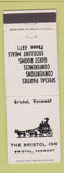 Matchbook Cover - The Bristol Inn Bristol VT