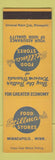 Matchbook Cover - Stillman's Grocery Stores Minneapolis MN