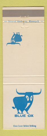 Matchbook Cover - Blue Ox Restaurant Minneapolis MN