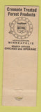 Matchbook Cover - Mando Forest Products Paper Minnesota and Ontario WEAR