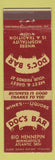 Matchbook Cover - Doc's Bar Minneapolis MN WEAR