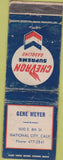 Matchbook Cover - Chevron oil gas National City CA POOR