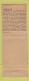 Matchbook Cover - Izaak Walton League Alden Erskine Minneapolis MN 1960 WEAR
