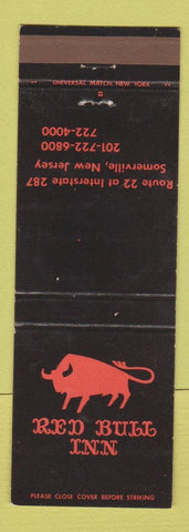 Matchbook Cover - Red Bull Inn Somerville NJ