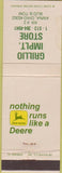 Matchbook Cover - John Deere tractors Anna OH WEAR