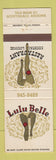 Matchbook Cover - Lulu Belle Restaurant Scottsdale AZ