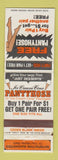 Matchbook Cover - Pantyhose Offer girlie legs