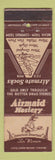 Matchbook Cover - Airmaid Hosiery girlie