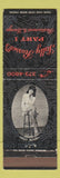 Matchbook Cover - Sally Russell's Restaurant girlie Miami FL