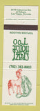 Matchbook Cover - Crazy Horse Too Strip Club Las Vegas NV