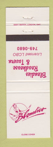 Matchbook Cover - Bondies Roadhouse Tavern