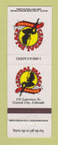 Matchbook Cover - Central Palace Casino Central City Colorado girlie