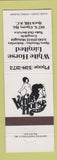 Matchbook Cover - White Horse Limited girlie Rock Hill SC