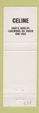 Matchbook Cover - Cline Lakewood Colorado girlie