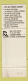 Matchbook Cover - Old Forge Cabaret Victoria BC girlie