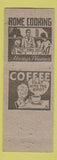 Matchbook Cover - Don & Lee Taylor Restaurant Mount Gilead OH