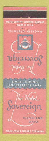 Matchbook Cover - Hotel Sovereign Cleveland OH