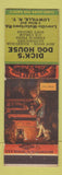Matchbook Cover - Dick's Dog House Lowville NY