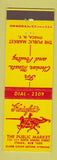 Matchbook Cover - Knight's Public Market Ithaca NY