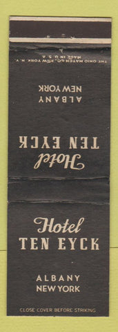 Matchbook Cover - Hotel Ten Eyck Albany NY WEAR