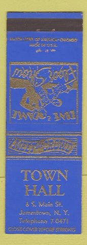 Matchbook Cover - Town Hall Jamestown NY