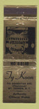 Matchbook Cover - Ty Koon Mount Vernon NY Chinese