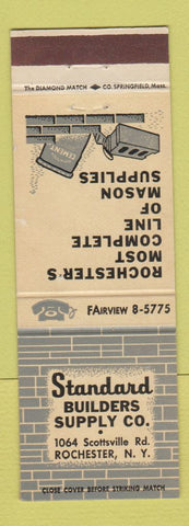 Matchbook Cover - Standard Building Supply Rochester NY