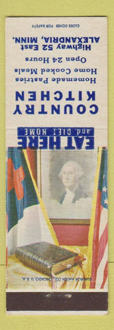 Matchbook Cover - Country Kitchen Alexandria MN