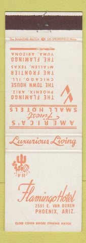 Matchbook Cover - Flamingo Hotel Phoenix AZ