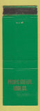Matchbook Cover Pacific Mutual Door Company Barcol Peterson Minneapolis MN WORN