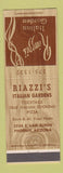 Matchbook Cover - Riazzi's Italian Garden Pizza Phoenix AZ