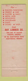 Matchbook Cover - Ray Lumber Phoenix AZ