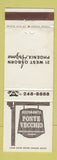 Matchbook Cover - Ristorante Ponte Vecchio Italian Phoenix AZ