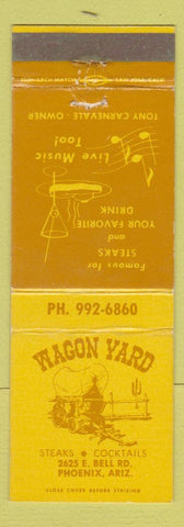 Matchbook Cover - Wagon Yard Phoenix AZ WEAR