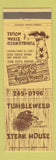 Matchbook Cover - Tumbleweed Steak House Phoenix AZ