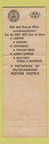 Matchbook Cover - Travel Lodge Phoenix AZ
