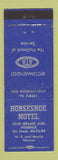 Matchbook Cover - Horseshoe Motel Phoenix AZ