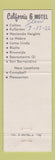 Matchbook Cover - California 6 Motel Western 6 Mesa Phoenix Tucson AZ WEAR