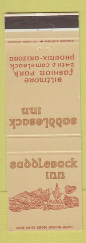 Matchbook Cover - Saddleback Inn Phoenix AZ