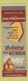 Matchbook Cover - Hotel Westward Ho Phoenix AZ