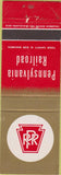 Matchbook Cover - Pennsylvania Railroad back striker